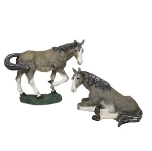 Home Interiors‎ Horse Figurines  Taking It Easy 2002 11172 Set of 2